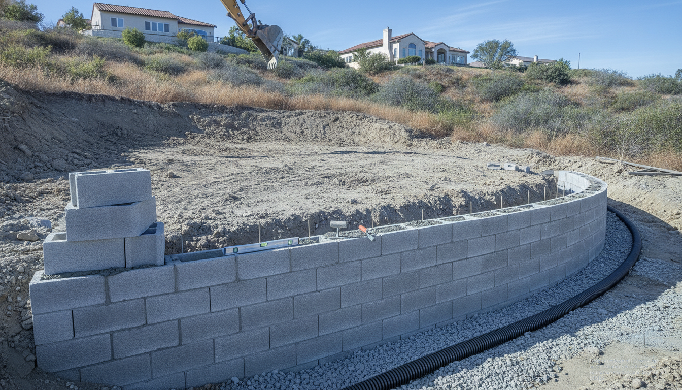 Retaining Wall Construction & Repair
